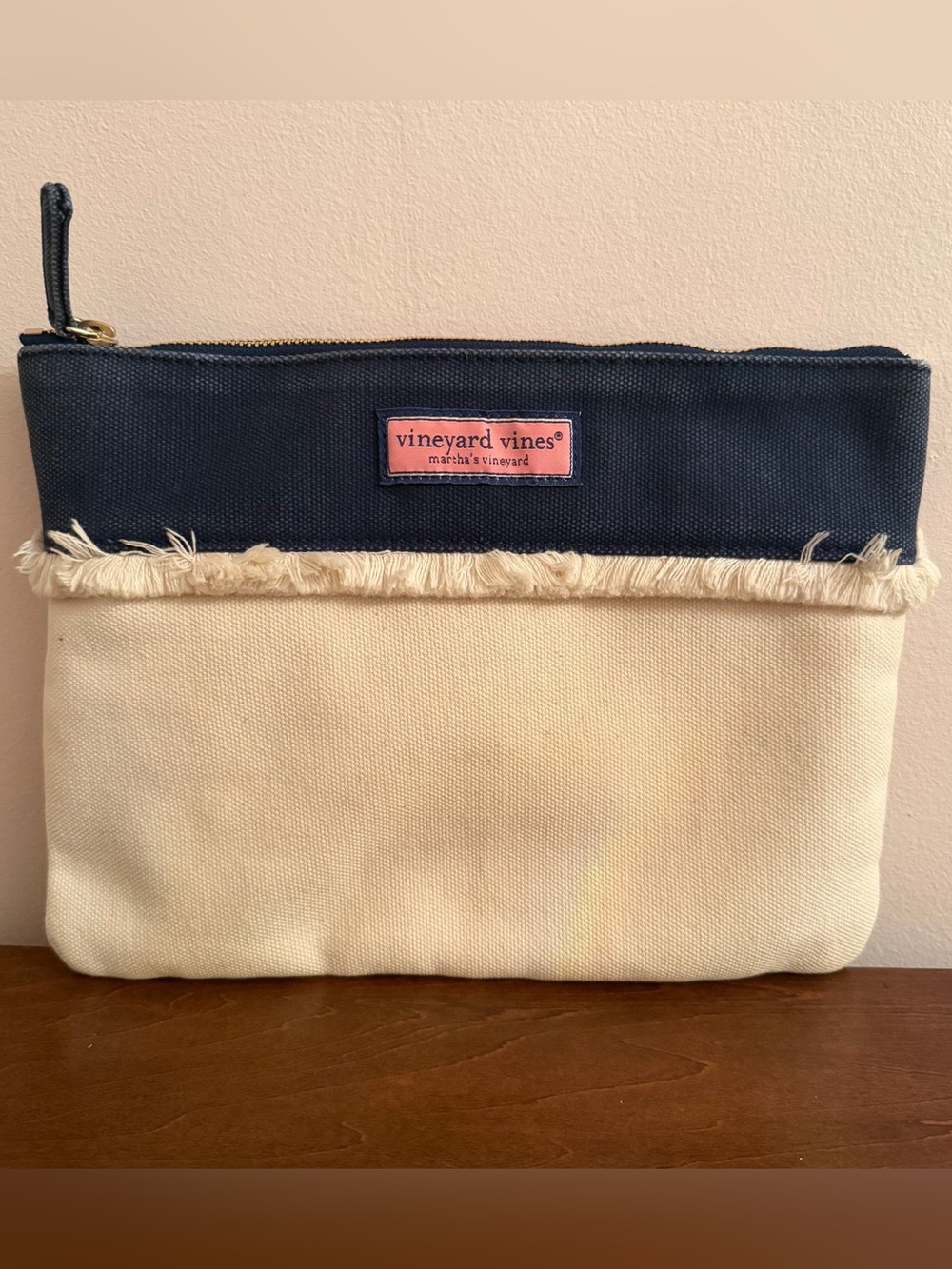 Vineyard Vines Canvas Zip Pouch